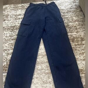 Aritzia cozy fleece cargos